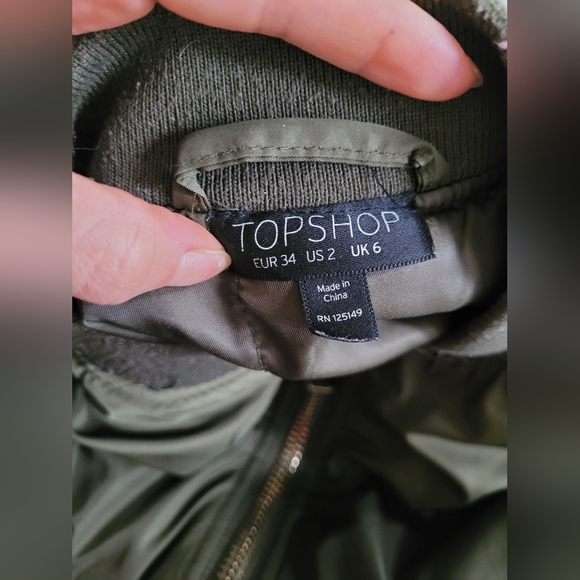 Topshop Bomber Jacket - Picture 4 of 4